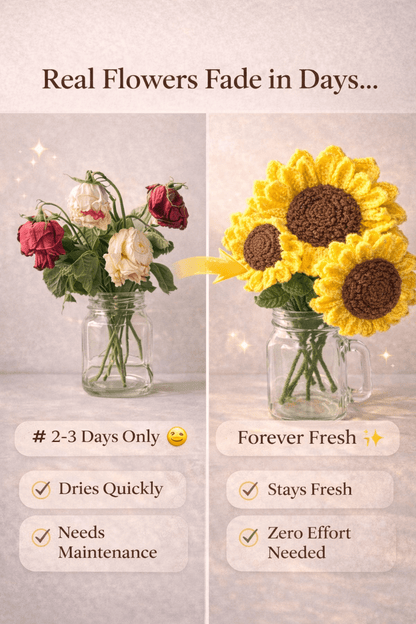 Double Layer Sunflower Bunch