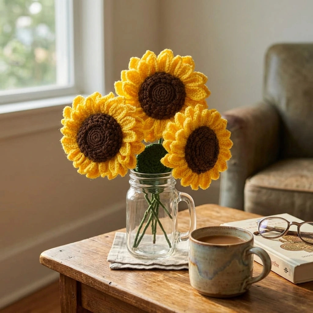 Double Layer Sunflower Bunch