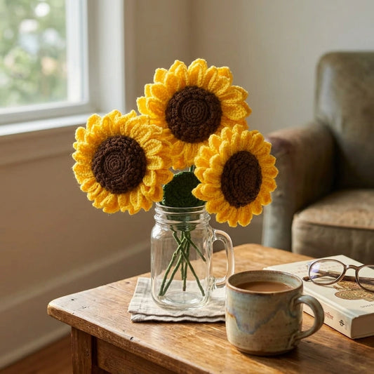 Double Layer Sunflower Bunch